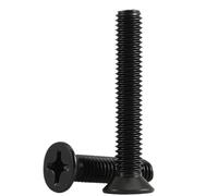 5/50pcs M2 M2.5 M3 M4 M5 M6 304 Stainless Steel Cross Flat Head Countersunk Head Screw(10mm,M4(20pcs))