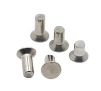 5-50pcs M2 M2.5 M3 M4 M5 M6 GB869 304 Stainless Steel Flat Countersunk Head Solid Rivet Self Plugging(M4 10pcs,30mm)