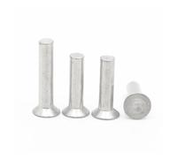 5-50pcs M2 M2.5 M3 M4 M5 M6 M8 Countersunk Head Rivets Aluminum Solid Rivet GB869(M6 10pcs,16mm)
