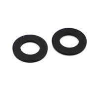 5-50Pcs M2 - M24 Black Grade 8.8 Carbon Steel Flat Washer Plain Gasket Pad(20pcs M5)