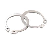 5-50pcs M3-M30 C Type External Circlip Retaining Rings For Shaft Stainless Steel Carbon Steel Circlip Snap Rings(Stainless steel,M8 50pcs)