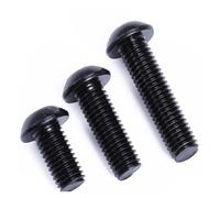 5~50pcs M3 M4 M5 M6 M8 Black Button Head Screw Grade 10.9 steel Six Lobe Pan Round Head Bolt Length 4mm~40mm(M6x30 10pcs)