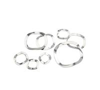 5-50Pcs M3 M4 M5 M6 M8 M10 M12 M16~M51 304 Stainless Steel Bearing Shafts Three Wave Crest Type Spring Washer Gasket(M19x25x0.3(20pcs))