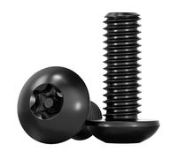5~50pcs M3 M4 M5 M6 M8 Pin Torx Button Head Screw stainless steel with black Six Lobe Anti-theft Tamper Proof Security screw(M4x16 20pcs)