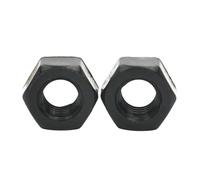 5-50pcs Nylon Plastic Insulated Nut White Black M2 .5 M3 M4 M5 M6 M8 M10 M12 M14 M16 M18 M20 Hexagon Nuts(Black,M4 x25pcs)