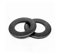 5-50pcs Plain Washers, 8.8 Carbon Steel Washers, Plain Black Washers, Metal Washers, M2 M2.5 M3 M4 M4 M5 M8 M10 M12 M14 M16 M20 M22 M24(5pcs M22)