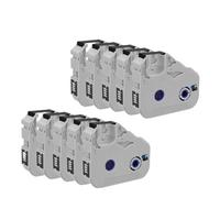 5-50pcs Ribbon Cassette PT-10BK PT10BK Compatible With PUTY Tube Printer Maker PT1010 PT-1010 Pt 1010 Printer RIBBON 12mm×80m Universal Fit Third Party Replacement Printer Supplies(PT-10BK 10pcs)