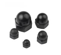 5-50pcs White/Black Plastic Hexagon Screws for Insulation, M3, M4, M5, M6, M8, M10, M12, M14, M16, M18, M20(Black,M8 (20pcs))