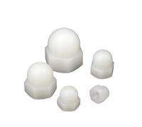 5-50pcs White/Black Plastic Hexagon Screws for Insulation, M3, M4, M5, M6, M8, M10, M12, M14, M16, M18, M20(White,M10 (10pcs))