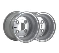 5.50x8 Steel Wheel Rim 4 stud Metric 100mm PCD 60mm Centre Hole 357kg (Set of 2)