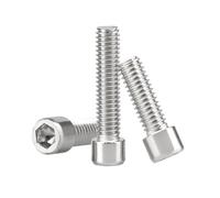 5-55pcs M2/M2.5/M3/M4/M5/M6/M8 Stainless Steel Hexagon Socket Cap Head Machine Screws, M6x45mm(10pcs)