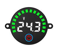 5-55V Battery Meter, Capacity Voltages Indicators, Leads-Acid & Lithiums Charging Discharge Monitors Motorcycle Capacity Indicators