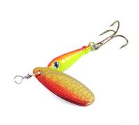 5.5cm Metal Spoon Spinnerbait 9g for Carp Fishing in Natural Habitats Including Rivers Lakes and Coastal Zones (5#)