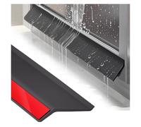 5.5cm Wide Rain Diverter Over Window, Self-Adhesive Window/Door Rain Drip Edge Exterior Rubber Weather Stripping, Stop Rainwater Backflow, Replaceable(L 1m/3.3ft)