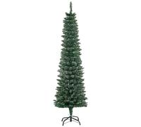 5.5FT Artificial Snow Dipped Christmas Tree Home Indoor Green HOMCOM