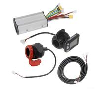 5 5in Carbon Fiber Electric Scooter Controller with Advanced LCD Screen, 24V/36V Voltage Support and Brake System for Precise Speed Management (36V250W+Data Cable)