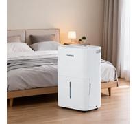 5.5L Humidifier for Home, Compressor Dehumidifier with Dual-Option Drainage, Large Visual Water Tank, Spill-Proof Cover, High Efficiency Moisture Removal for Bedroom, Basement,Bathroom,Living Room