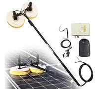 5.5m Rotating Brush Solar Panel Cleaning, Mains Power/Lithium Battery/Dual Power Supply Cleaning Equipment, Cleaning Tools W/Brushless Motor, for Caravan Truck Washing,5.5m-DualPowerSupply