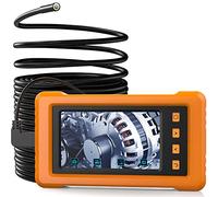 5.5mm Industrial Endoscope, KZYEE KZ2000 4.3inch Full-View IPS Display, 2800mAh 1080P HD Automotive Borescope Inspection Camera IP67 Waterproof Semi-Rigid Snake Camera with 8GB TF Card- 33FT