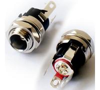 Loops 5.5mm x 2.1mm DC Female Chassis Power Socket - Panel Mount Connector Jack - CCTV