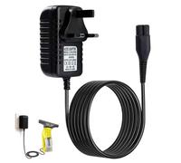5.5V 0.6A Charger for Karcher Window Vac Cleaner WV1 WV2 WV5 WV55 WV60 WV70 WV75 WV1 Plus WV2 Plus WV50 WV60 WV70 WV75 Plus WV5 Premium WV Classic Windows Vacuum Cleaner Power Lead (UK Plug)