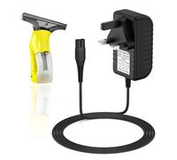 5.5V Charger Compatible with Karcher Window Vac Cleaner - Karcher Charger Replacement Power Adapter for WV1 WV2 WV5 WV60 WV70 WV75 WV Classic WV5 Premium - 5ft Cable Power Lead Plug (Black)