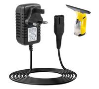 5.5V Charger for Karcher Window Vac Cleaners Replacement Window Vacuum Cleaner Charger for Karcher Karcher WV1 WV2 WV 2 Premium WV5 WV50 WV55 WV60 WV60 Plus WV70 Plus WV75 WV75 Plus 1.5M Power Lead