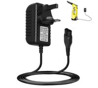 5.5V Charger for Karcher Window Vac Cleaners Replacement Windows Vacuum Cleaner Power Adapter for Karcher WV1/ WV2/ WV5/ WV55/ WV60/ WV70/ WV75/ WV60 Plus/ WV1 Plus/ WV75 Plus 1.5m Cord Black