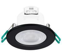 5.5W LED Recessed Downlight, 2700K - 4000K, 550lm, Dimmable, Black - 90028