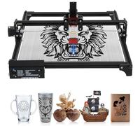 5.5WLaser Engraving Machine,Engraver Cutter with 0.05mm High Precision, Engraving Area 510 x 580mm,Laser Engraver,for Wood Stainless Steel Leather Boardcard