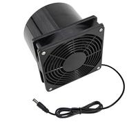 5.5x2.1mm 12V Air Extractor Exhaust Fan for Dog Chicken House | Powered Fan Ventilator for, Outdoor Dog Chicken House, Greenhouse with Waterproof; 12V Air Extractor