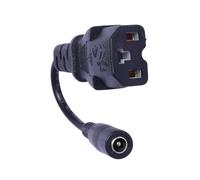5.5x2.1mm Female to 5.5x2.5mm / 8.0x1.6mm Male Conversion Cable Cord DC5521 to C13 / XLR for LED Light Fan Power Adapter Line
