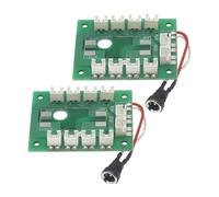 5.5x2.1mm to XH2.54 High Capacity 10-Way Power Splitter Module and LED Lighting System Lab Power Distribution Solution