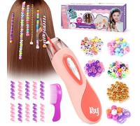5 6 7 8 9 10 Year Old Girls Gifts: Toys for Girls Age 6-12 Hair Accessories Beads for Braids Birthday Presents Age 7 8 9 DIY Hair Princess Decoration Hair Braiding Kit Toys for Kids