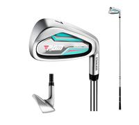 #5/6/7/8/9/P/SW Right Hand Golf Iron Loft 27-54degree Stainless Steel/Carbon Shaft Men Women Golf Club Iron Sports (#9(women),with steel shaft)
