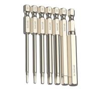 5/6/7/8Pcs Allen Wrenches Drill Bit 1/4inch Hexagon Screwdriver Bit Set Allen Set for Assembling Furniture Professional Repair Tool
