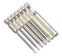 5/6/7/8Pcs Hexagon Head Allen Wrenches Drill Bit Set 1/4inch Hexagon Shank Steel Bit Set Allen Screwdriver Professional Repair Tool