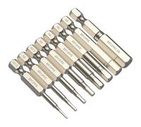 5/6/7/8Pcs Hexagon Head Allen Wrenches Drill Bit Set 1/4inch Hexagon Shank Steel Bit Set Allen Screwdriver Professional Repair Tool
