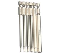 5/6/7/8Pcs Hexagon Head Allen Wrenches Drill Bit Set 1/4inch Shank Steel Set Allen Screwdriver Professional