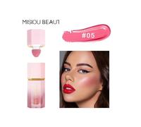 (5) 6 Colors Liquid Blush Waterproof Multi-purpose Facial Nourishing Blush Stick Cheek Natural Blusher Cute Korean Makeup for Women