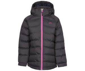 (5/6, Dark Grey) Trespass Girls Padded Quilted Jacket - Amira