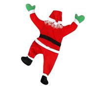 5.6 Ft Christmas Hanging Santa Claus Decoration Life Size Climbing Santa Claus Xmas Yard Window Wall Hanging Ornament