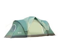 5-6 Man Dome Camping Tent Hiking Shelter UV Protection 3000mm Water Resistant Tunnel Tent - Dark Green