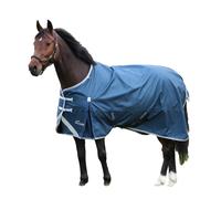 (5' 6", Ocean Blue) Highlander Original Lite 50g Standard Neck Horse Turnout Rug
