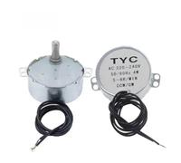 5-6 r/min Stable Synchronous electronic starter Pro TYC-50 AC 220V 12V 50/60Hz Torque 4KGF.CM 4W CW/CCW Microwave Turntable for Fan EKFBQBGW(AC 12V)