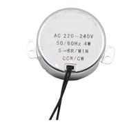 5-6 R/min Stable Synchronous Motor Pro TYC-50 AC 220V 12V 50/60Hz Torque 4KGF.CM 4W CW/CCW Microwave Turntable for Electric Fan(AC 220-240V)