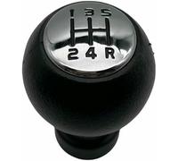 5/6 Speed Gear Shift Knob Car Gear Shift Knob Lever Stick Gaiter Boot Cover Shift Knobs Replacement for Suzuki for Swift 2005-2010(Chrome)