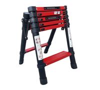 5+6 Steps A-frame Folding Aluminium Telescopic Ladder