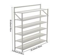 5/6-Tier Foldable Bamboo Shoe Rack