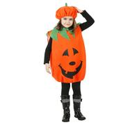 (5-6 years (115/130 cm)) Children's Halloween pumpkin costume